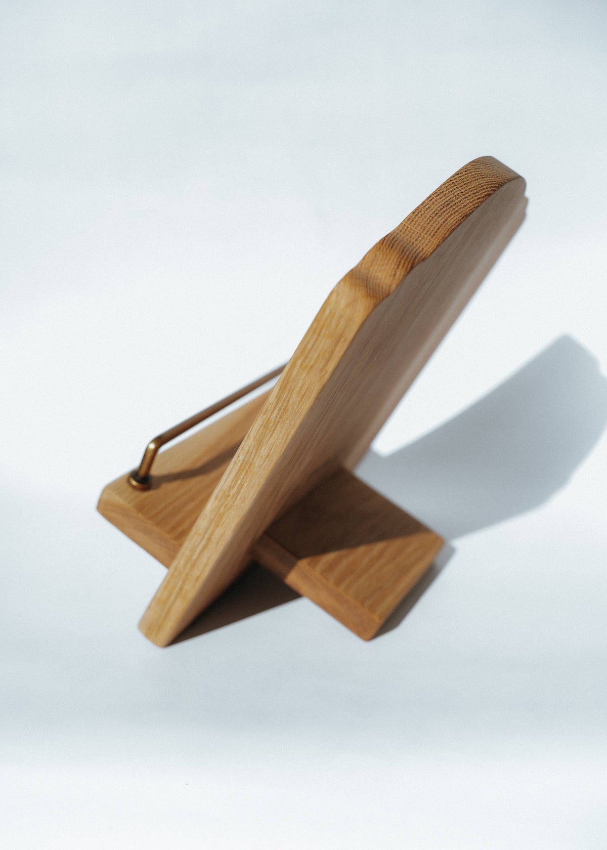 White Oak Cookbook Stand