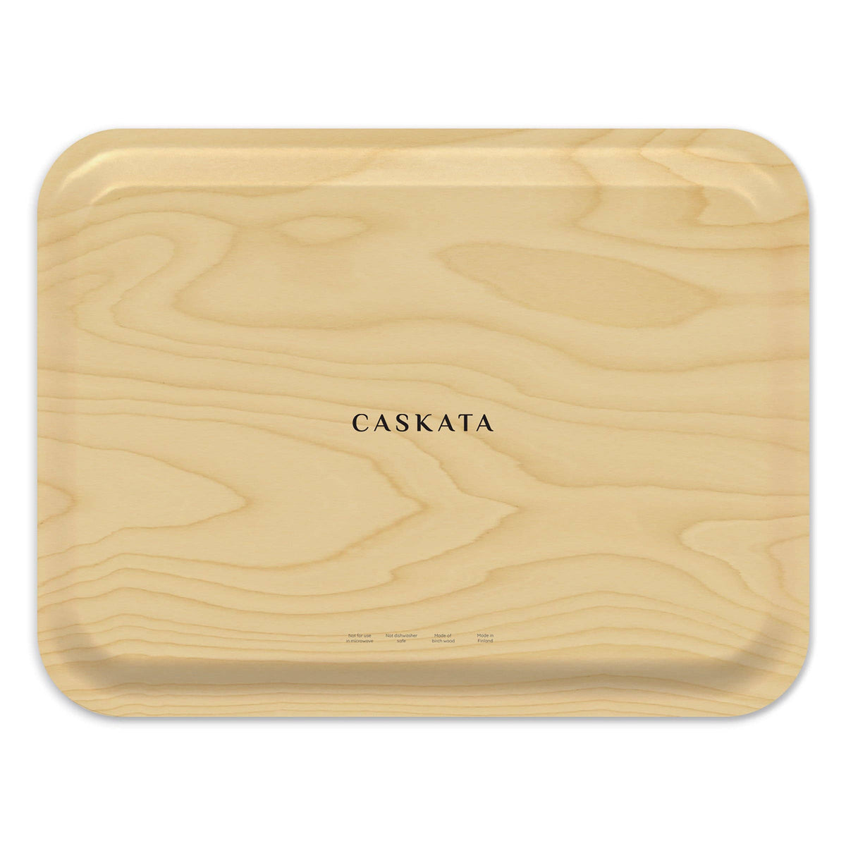 Artichoke Large Rectangular Birchwood Tray