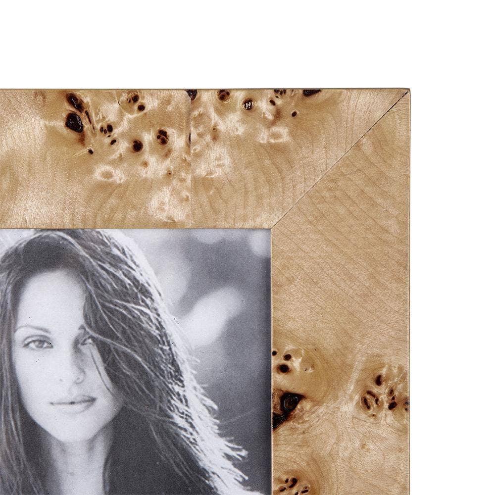 8x10" Burl Wood Photo Frame (Holds 5x7 Photo)