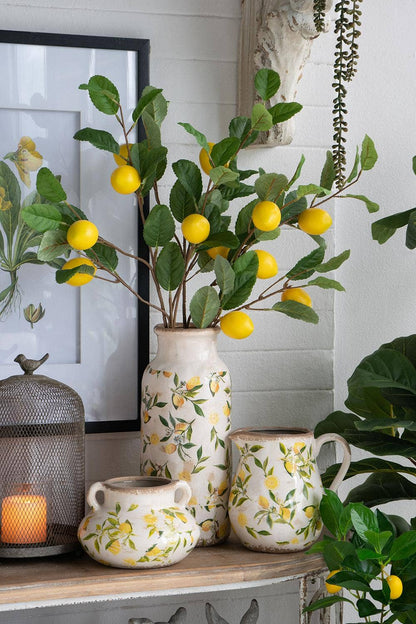 33.5"H Faux Lemon Branch
