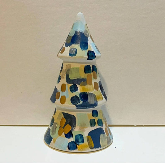 Midnight Blue Mini Christmas Tree|Jessica Reynolds Art