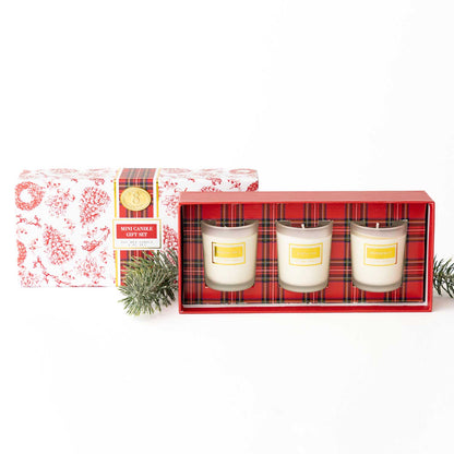 Festive Spice 3-Piece Soy Wax Candle Gift Set