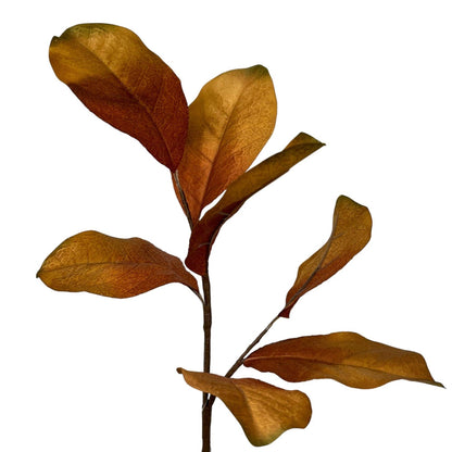 Fall Magnolia Leaf Pick - 15.5" Golden Brown