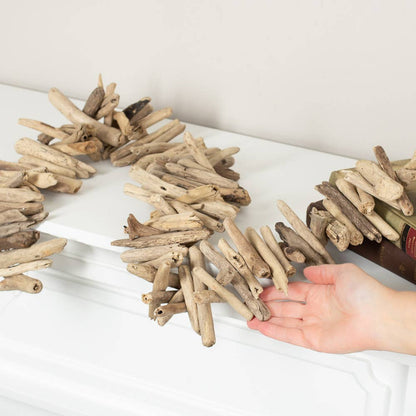 Natural Driftwood Coastal Garland - 57”