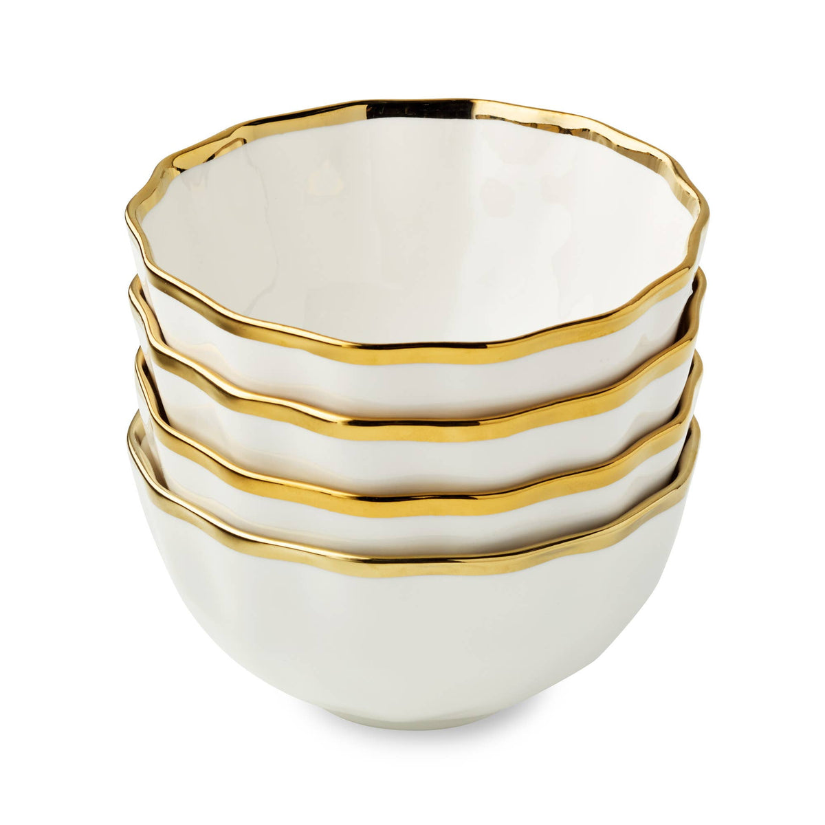 Regency Gold Cereal Bowl 6in x 3in 22 oz