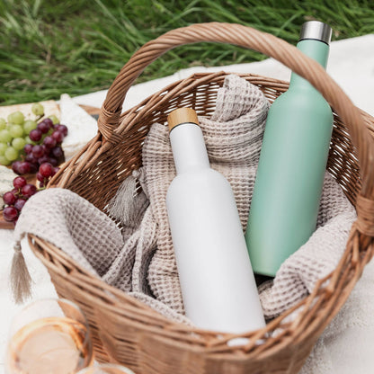 Double Wall Insulated Travel Wine Bottle - 750ml