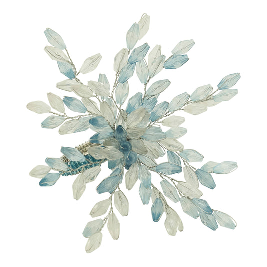 Beaded Napkin Ring (Blue)