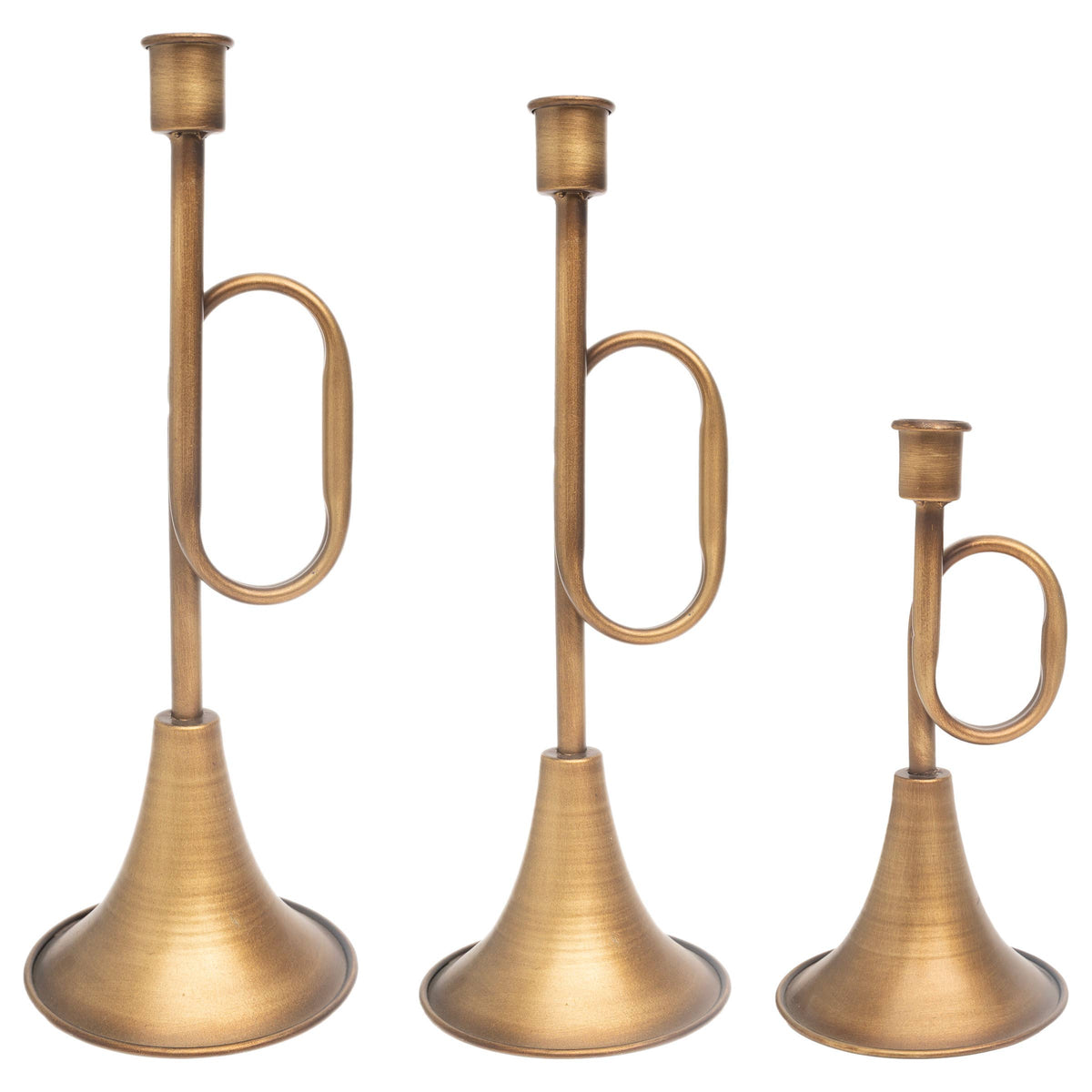 Trumpet Metal Taper Holders Set of 3
