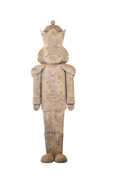 Rustic Metal Nutcracker (3.5ft)