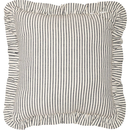 Farmhouse Ticking Stripe Throw Pillow Hatteras 12"