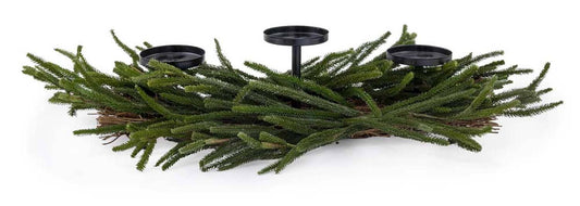27" Long Christmas Fir Centerpiece