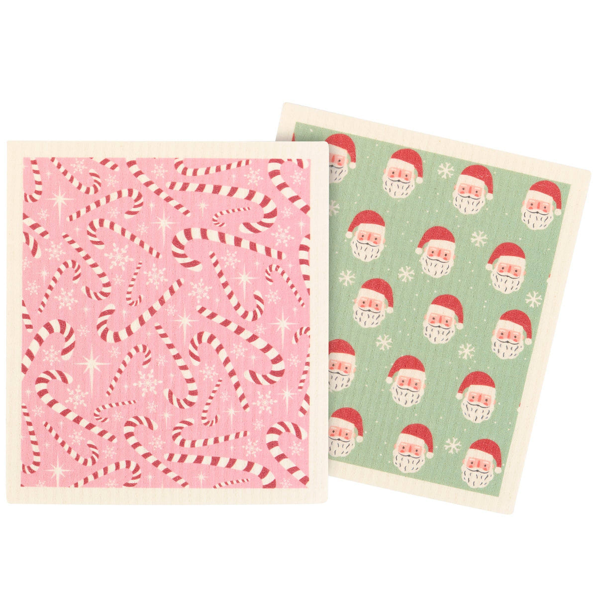 Candy Canes Swedish Cloth Set