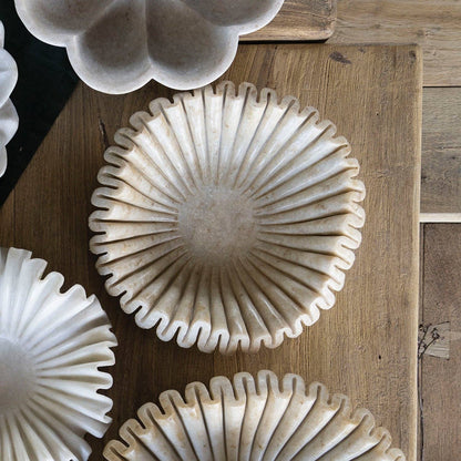 White Marble Context Bowl