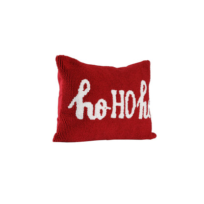 “Ho Ho Ho” Circular Knit Pillow
