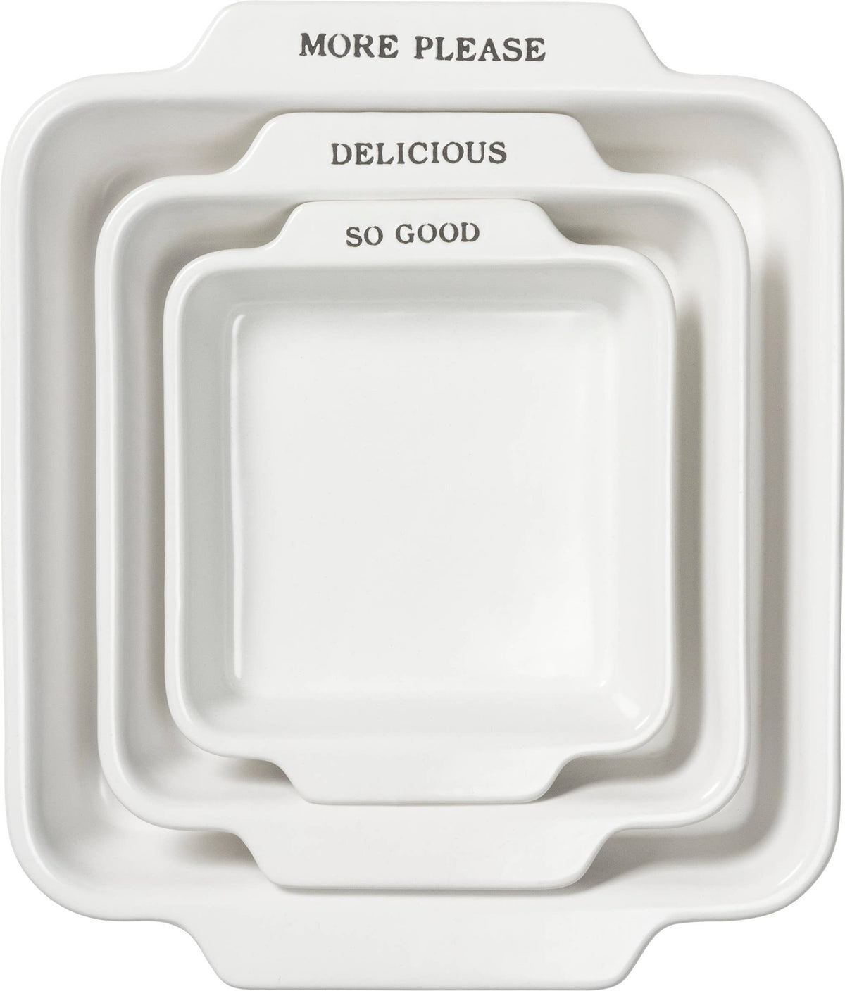 More Please Square Baker Set