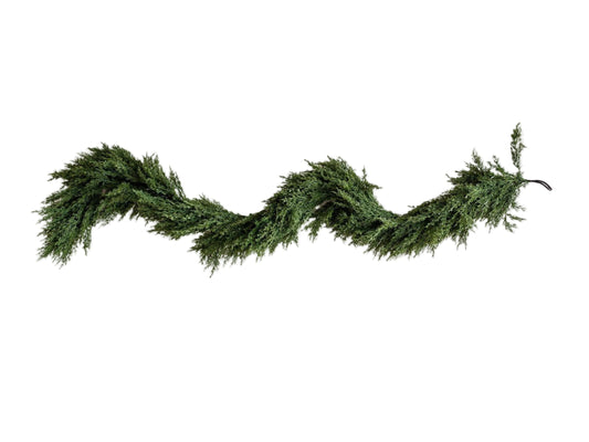 Real Touch Cypress Pine Garland - 6ft