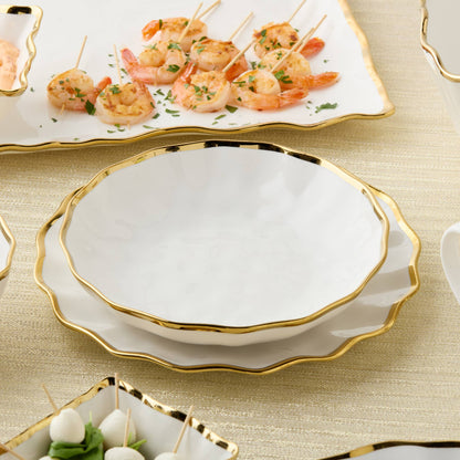 Regency Gold Soup Bowl 9in x 2in
