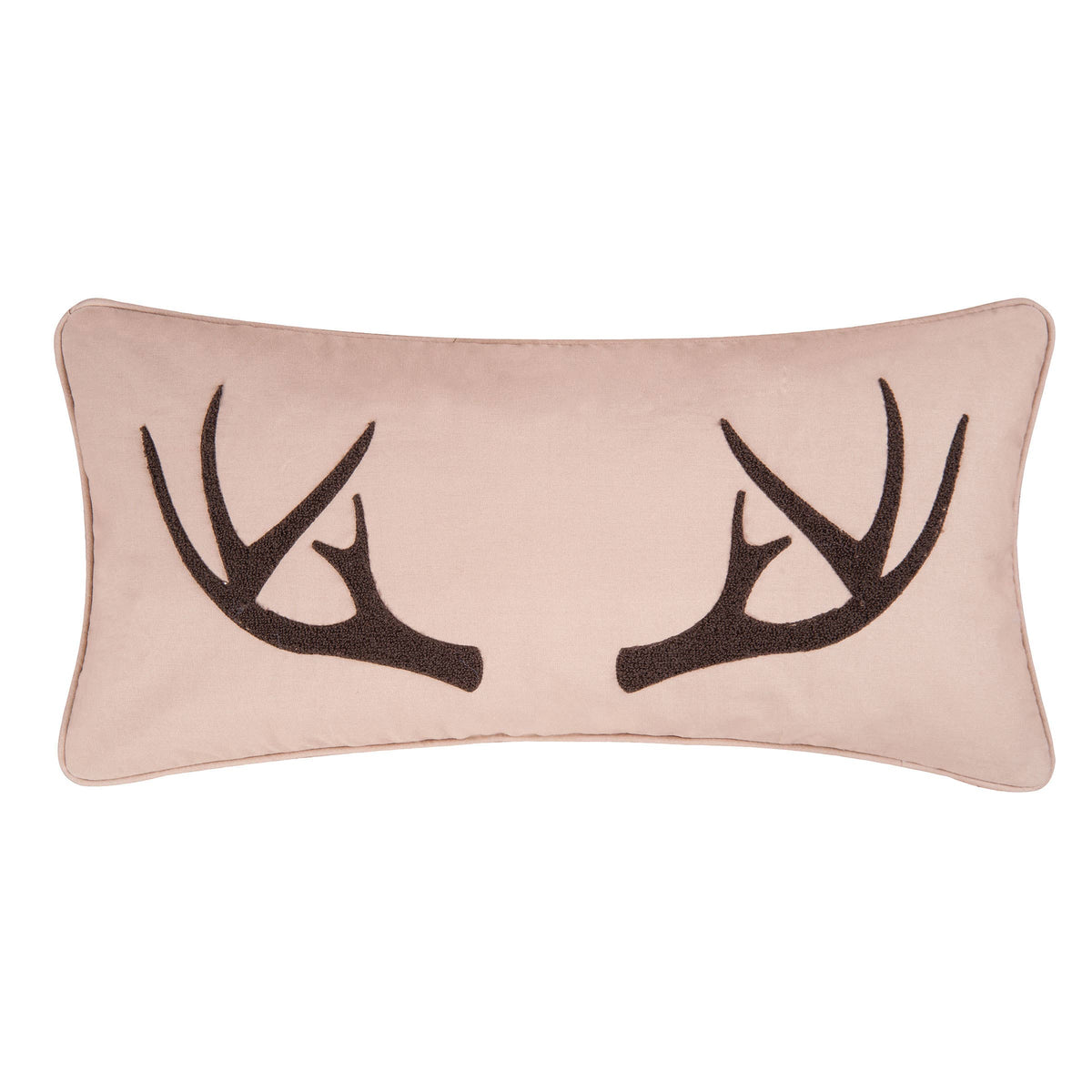 Deer Antler Throw Pillow