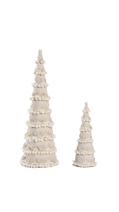 Set of Pom Pom Lace Tree