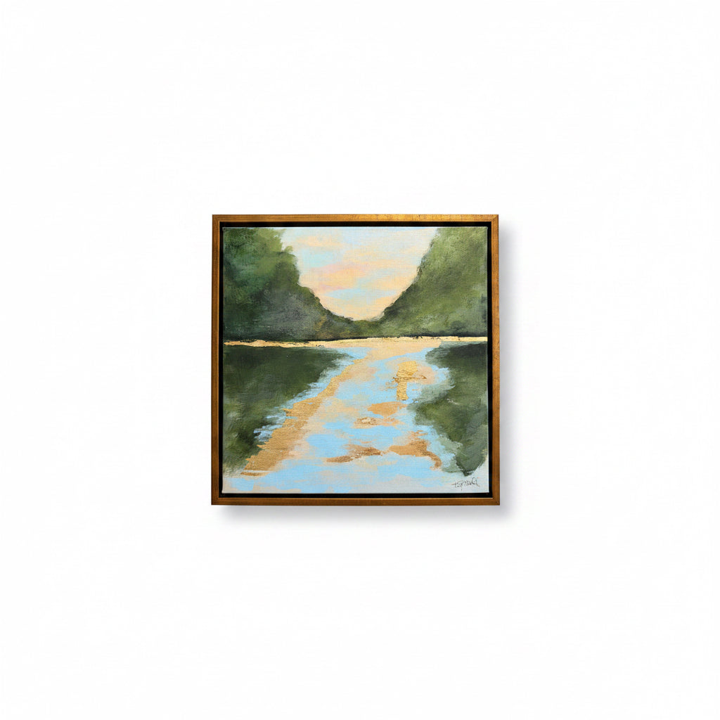 “Low Country” - 13x13” Framed- Original artwork by Kimberli Herrington