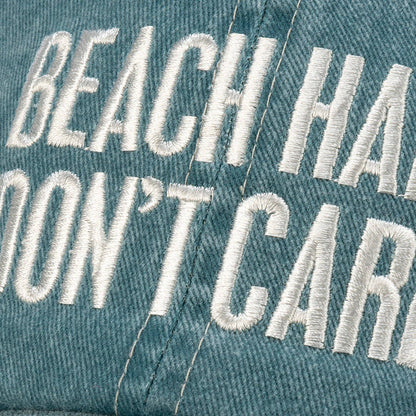 Beach Hair Don't Care Baseball Cap