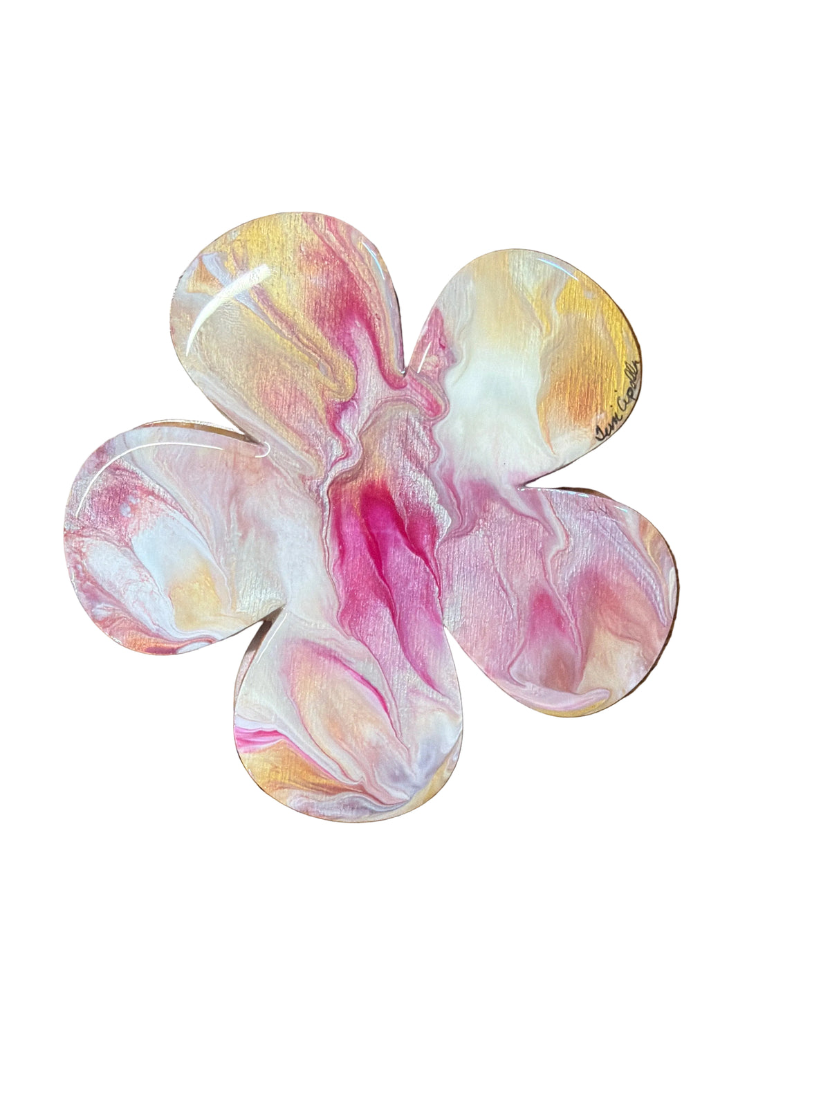 Resin Flower Coasters - Original by Terri Cipolla