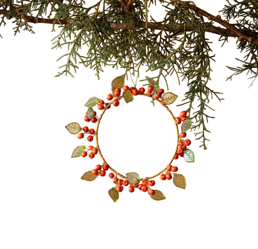 Berry Pepper Wreath 4”