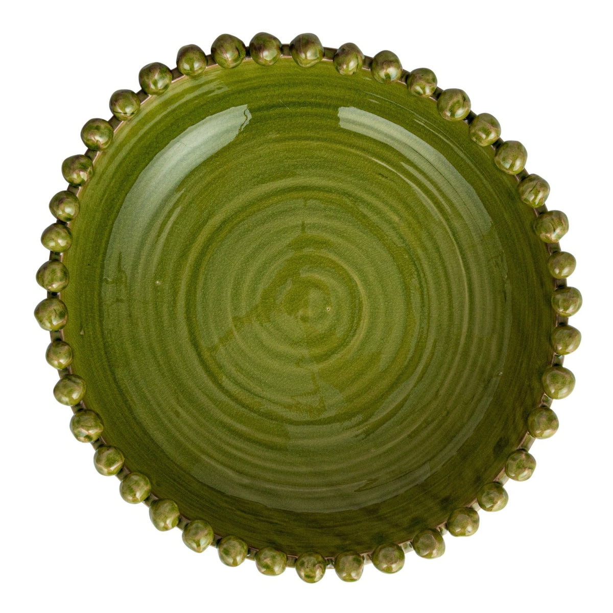 Green Decorative Terra-cotta Bowl