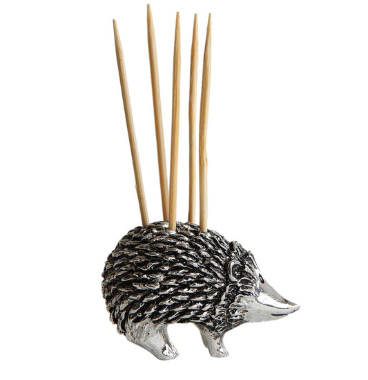 Pewter Hedgehog Toothpick Holder