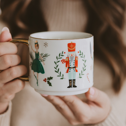 Nutcracker Coffee Mug - Christmas Decor & Gifts