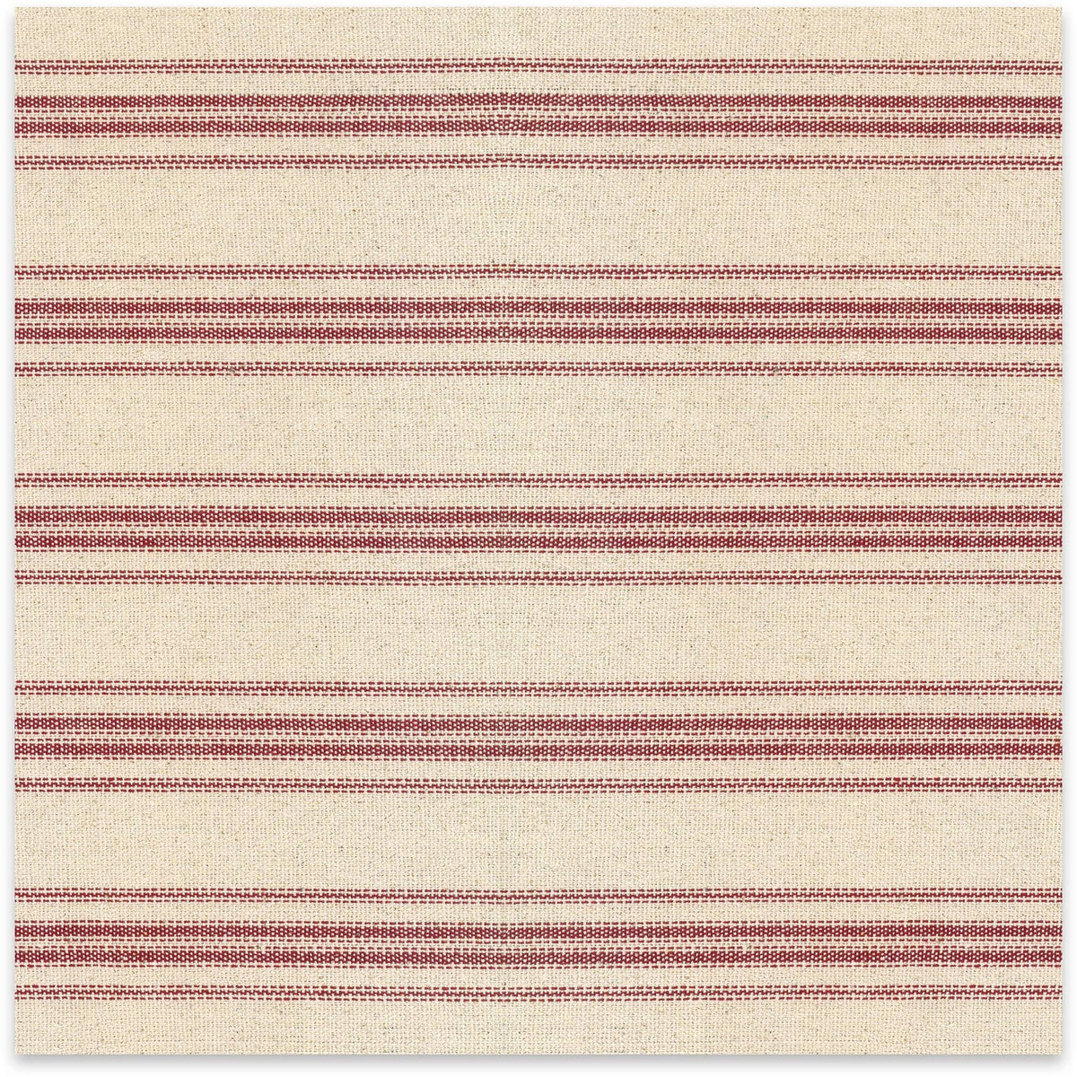Red Stripe Paper Table Runner