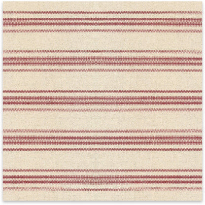 Red Stripe Paper Table Runner