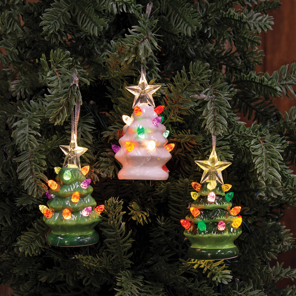 Ceramic Tree Glow Ornament