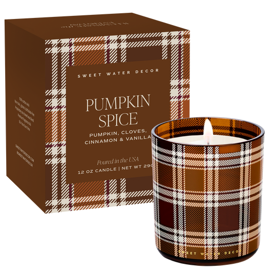 Pumpkin Spice 12 oz Boxed Soy Candle