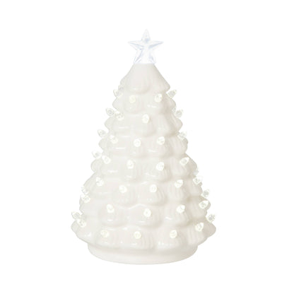 Christmas Tree Large White LED Decorative Figurine
