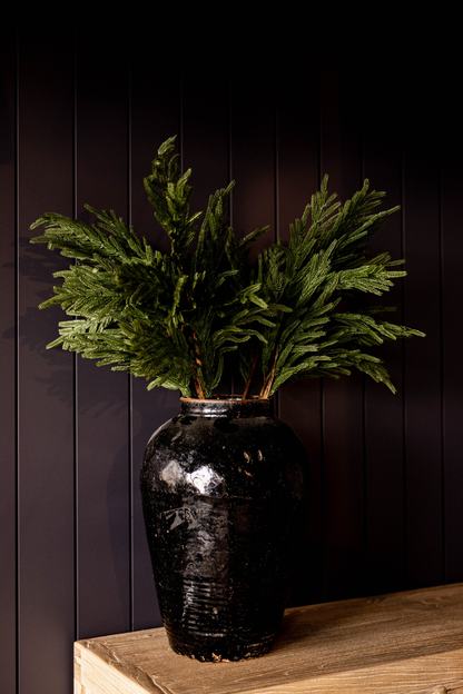 Norfolk Full Real Touch Green Faux Stems