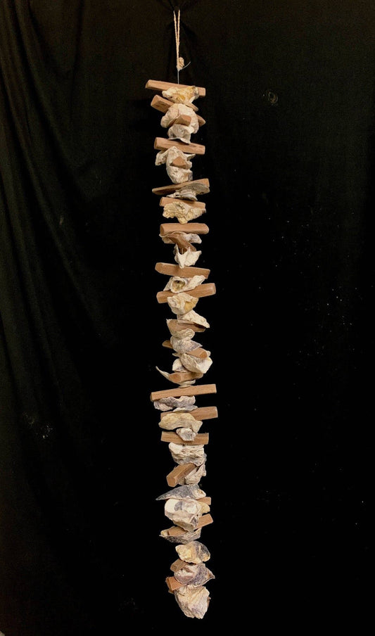 Oyster Garland with Driftwood