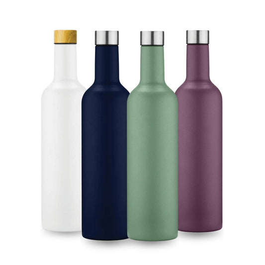 Double Wall Insulated Travel Wine Bottle - 750ml