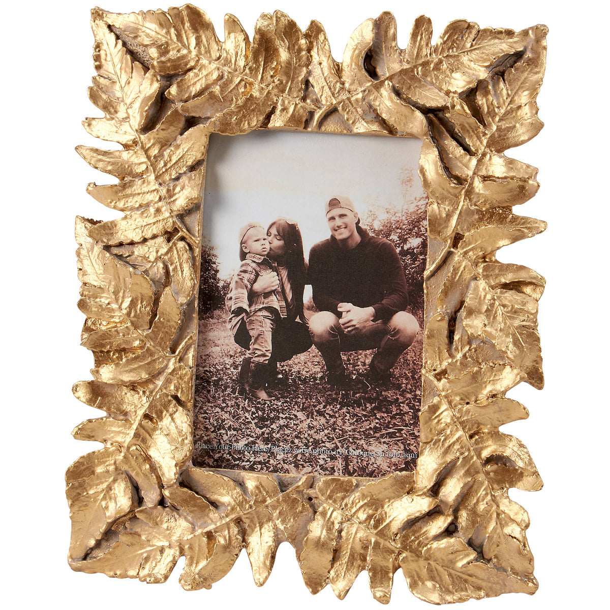 Gold Leaves Photo Frame (4x6)