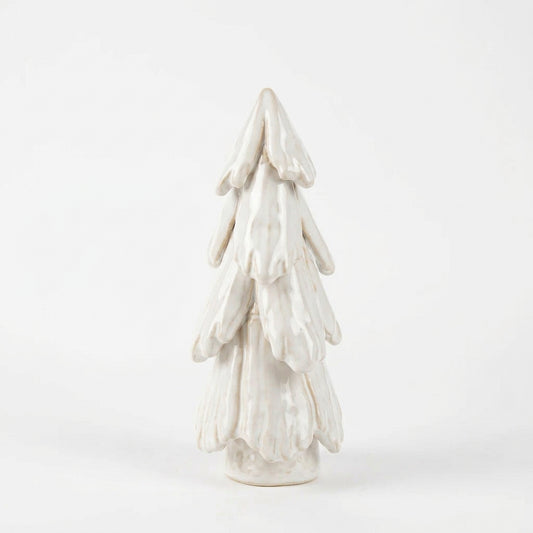 Handmade Stoneware Tree White (10.5”)