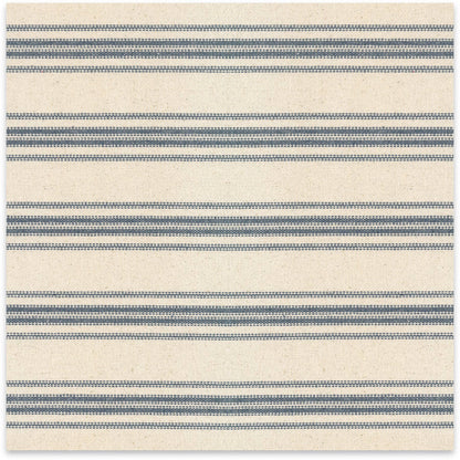 Blue Stripe Paper Table Runner