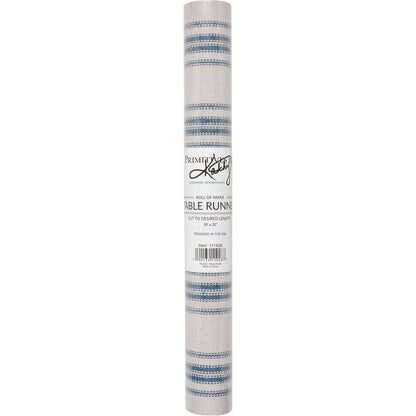 Blue Stripe Paper Table Runner