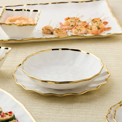 Regency Gold Soup Bowl 9in x 2in
