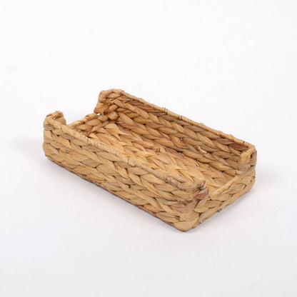 Napkin Holder, Natural Woven Guest Towel Tray