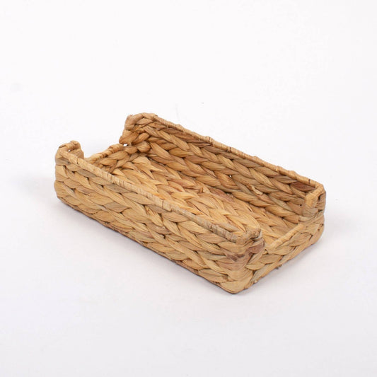 Napkin Holder, Natural Woven Guest Towel Tray