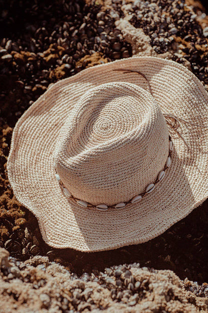 KALANI Raffia Western Rancher with Wire Brim for Shaping, Na