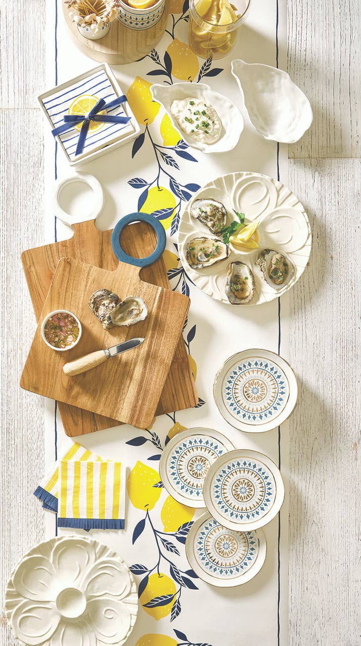 Paper Table Runner - Lemon