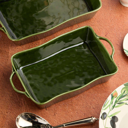 Verde Medium Rectangular Baker 14x 8.75x2.75in