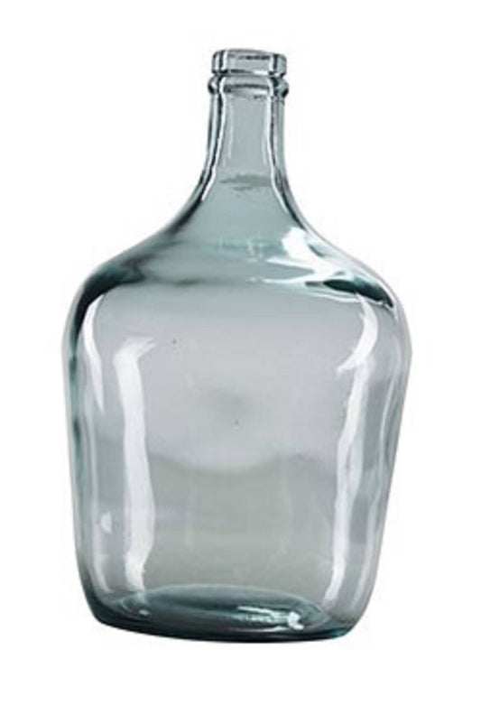 Clear Smooth Recycled Glass Carafe 4L